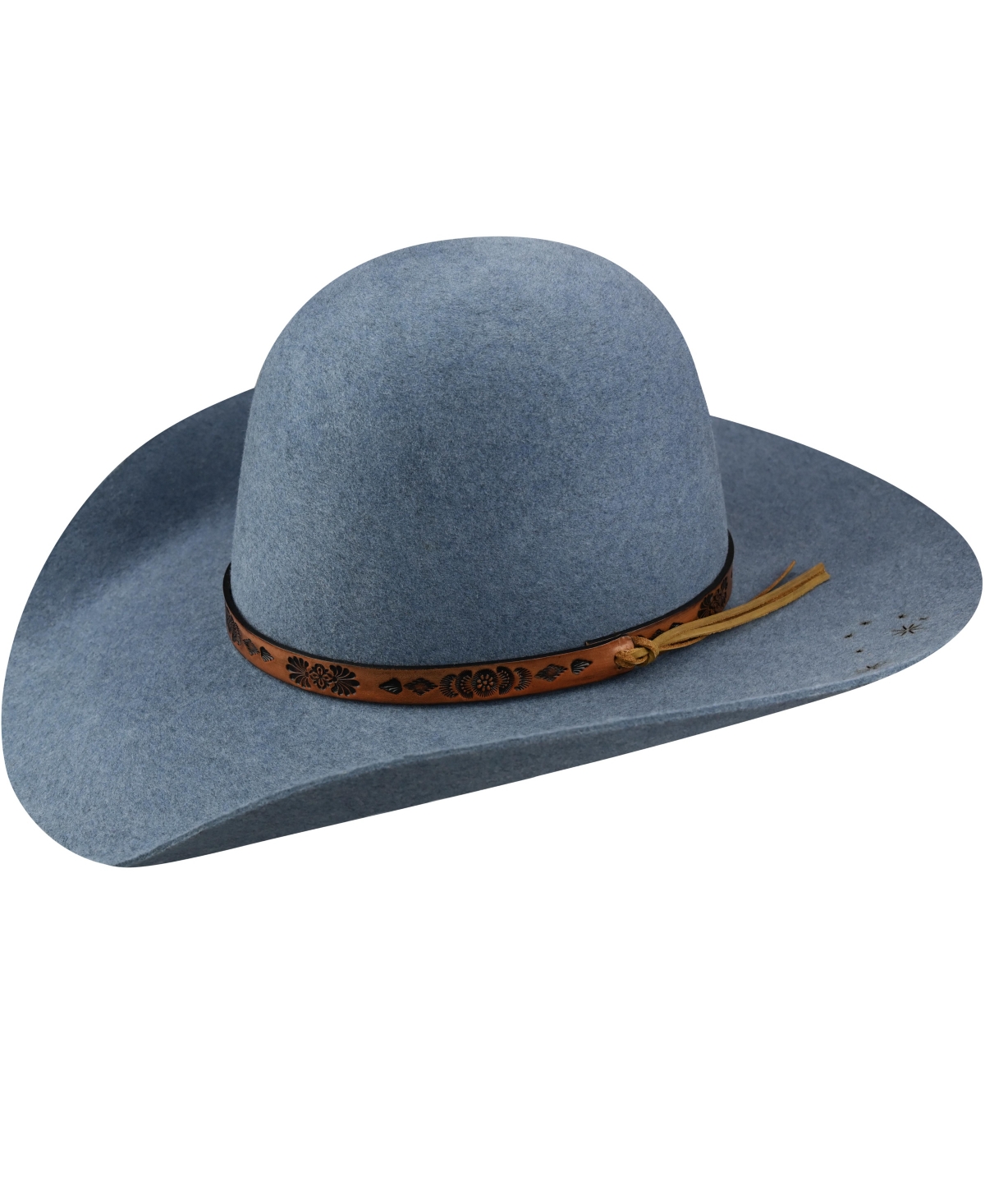 Men's Marana 2X Open Crown Western Hat Cowboy Western - Vintage denim