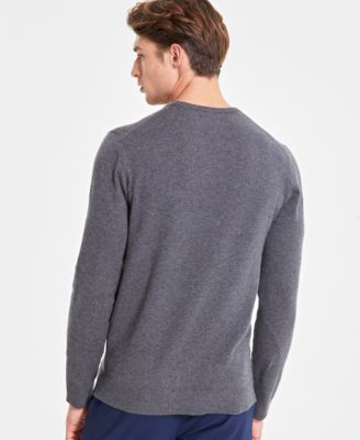 Men's Solid Crewneck Sweater
