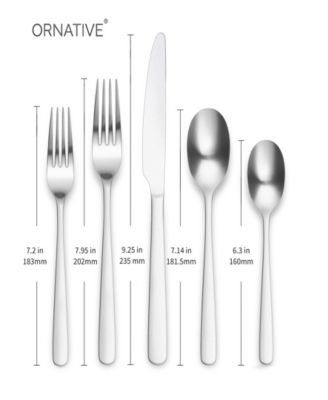 Aabbye Mirror 20 Piece Flatware Set, Service for 4 