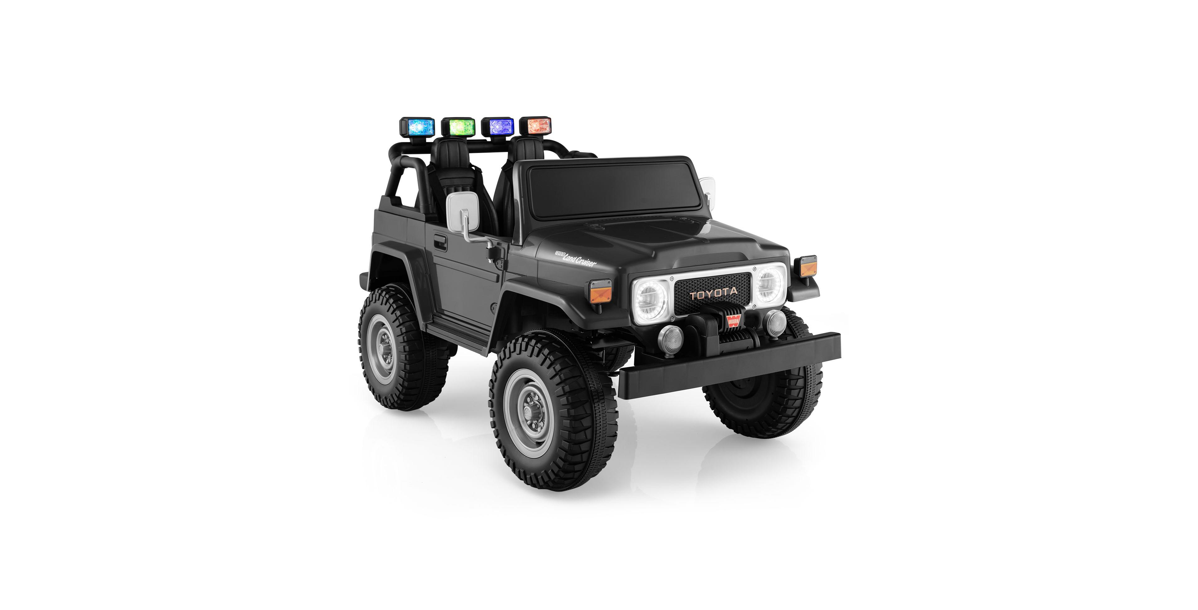Sugift 12V 2-Seat Licensed Kids Ride On Toyota FJ40 Car with 2.4G Remote Control