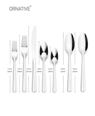 Alicja 42 Piece Flatware Set with Wire Caddy, Service for 8 