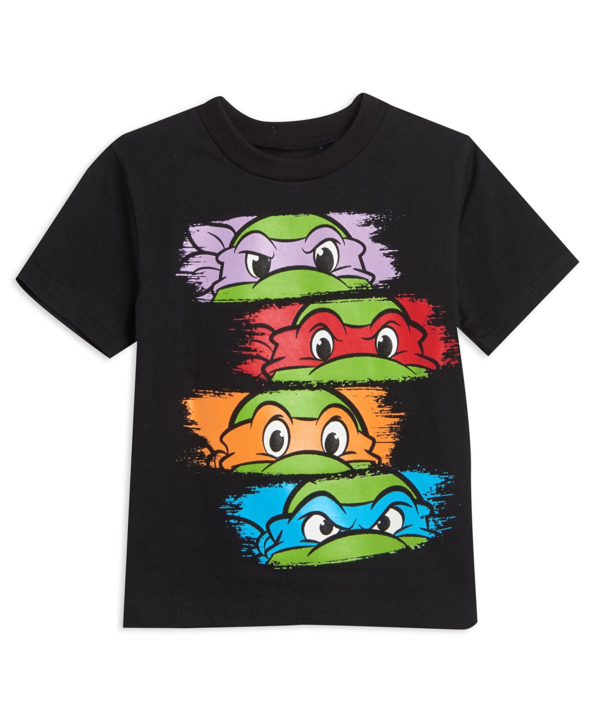 Nickelodeon Boys Teenage Mutant Ninja Turtles Donatello Leonardo Michelangelo Raphael T-Shirt and Shorts Outfit Set to