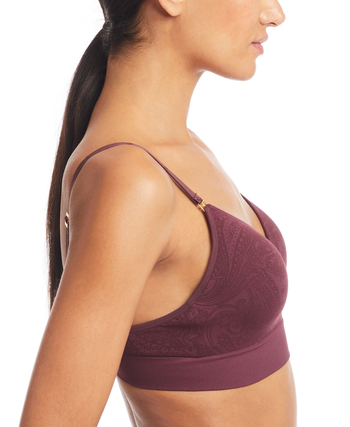 Lauren Ralph Lauren Women's Wireless Plunge-Neck Bra