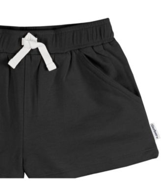 Toddler & Baby Girls Knit Shorts, 3-Pack