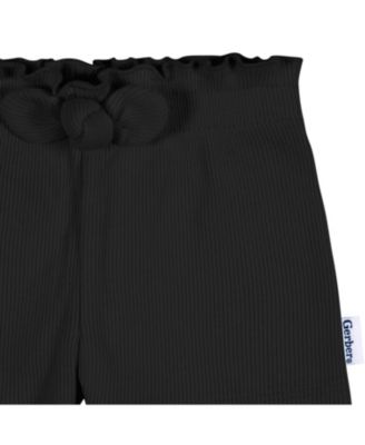 Toddler Girls Pull-On Knit Shorts, 3-Pack