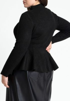 Plus Size Peplum Sweater