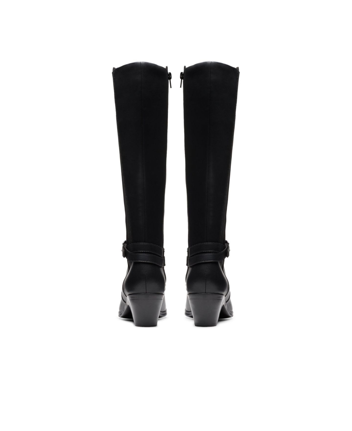 Женские ботинки Clarks Collection Emily 2 Dream Tall, цвет: Чёрный кожаный — фото 3