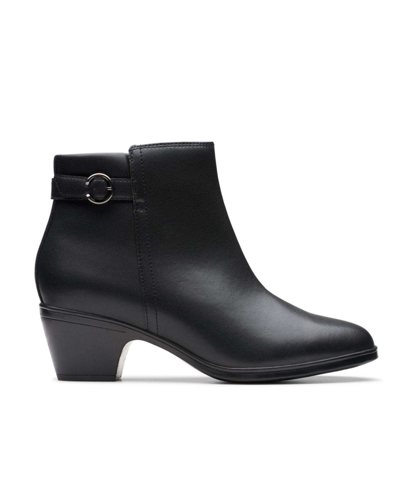 Женские ботинки Clarks Collection Emily 2 Belle, цвет: Чёрный кожаный — фото 2