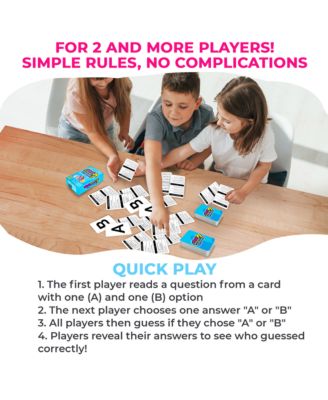 What Would You Choose - Family Card Game for Kids Ages 6-8