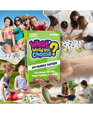 What Would You Choose - Family Card Game for Kids Ages 6-8
