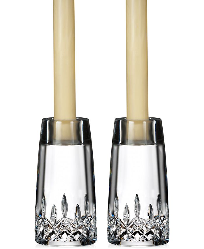 Waterford Lismore Encore Collection 5" Candle Holders, Set of 2 Macy's