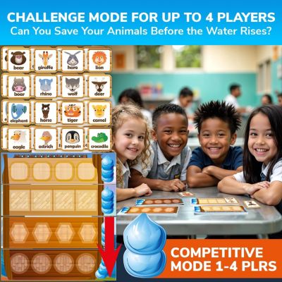 2X Set Bible Games for Kids 4-6 - Bible Bingo, Noah Ark Toy