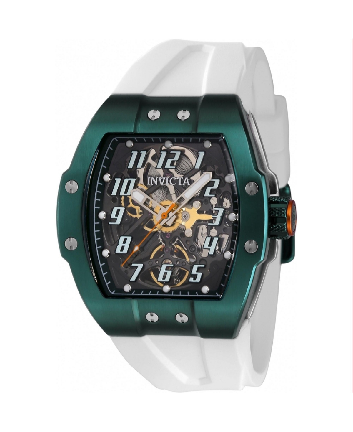 Invicta Men's 43519 Jm Correa Automatic 3 Hand Transparent Dial Watch - Green