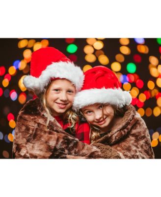 Premium Wolf Faux Fur Soft Fuzzy Sherpa & Minky Blanket, Twin