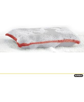 Microfiber Kitchen Dishwashing Sponges, 3-Pack Scrubbing Sponges