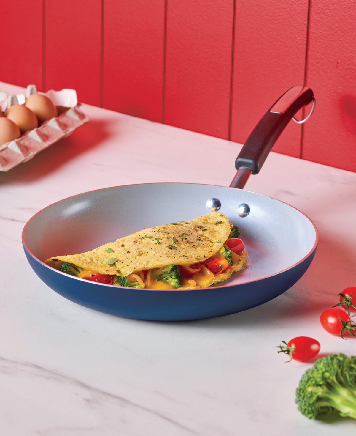 Farberware Disney 11" Ceramic Nonstick Frying Pan In Blue