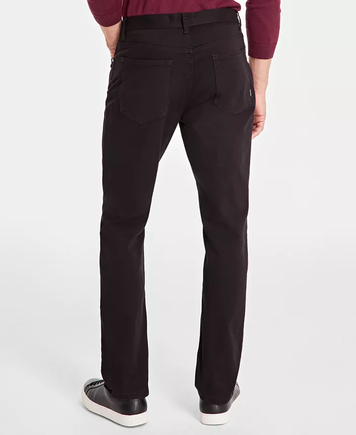 Men's Five-Pocket Straight-Fit Twill Pants - thumbnail 2