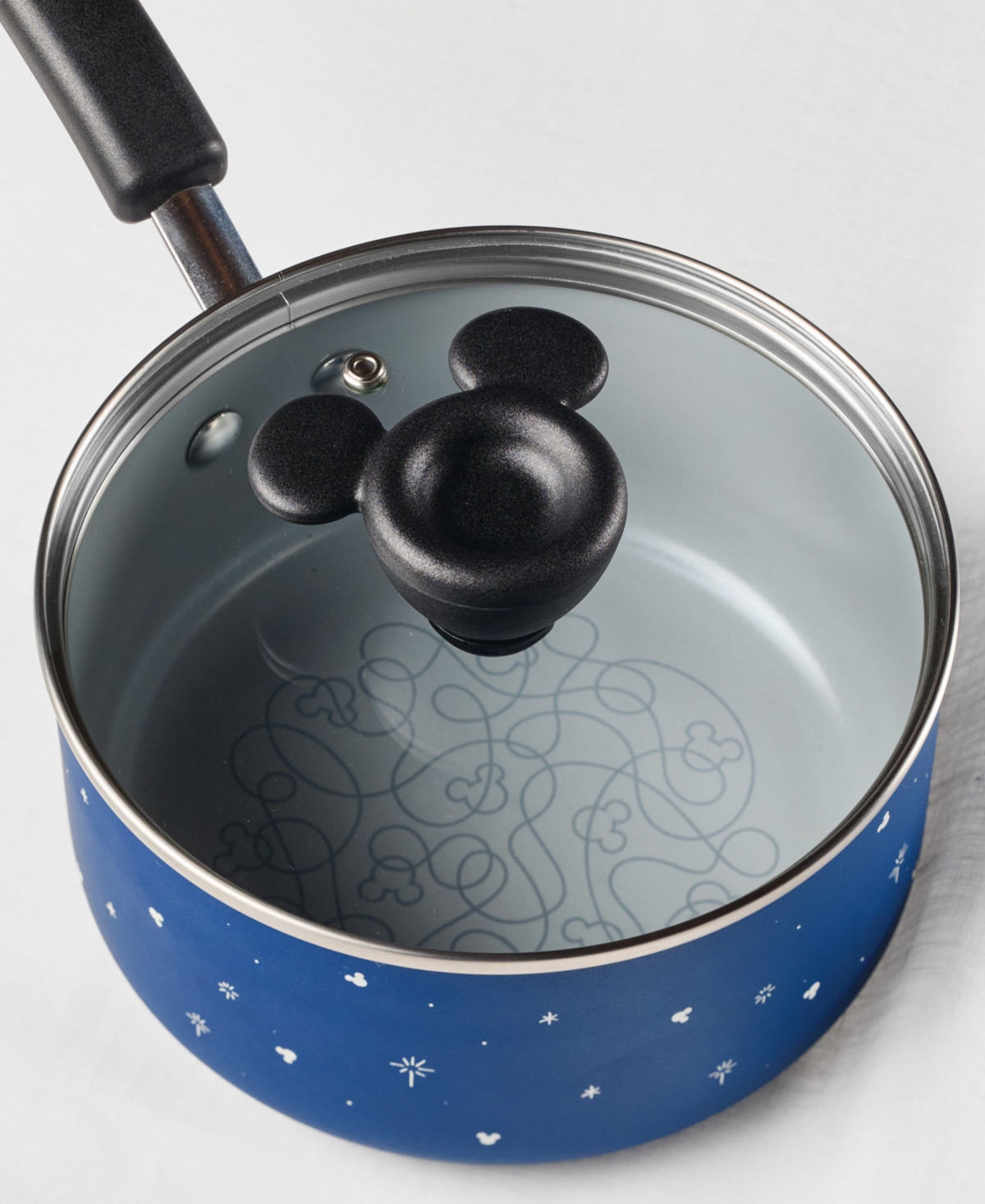 Farberware Disney 2-quart Ceramic Nonstick Saucepan With Lid In Blue