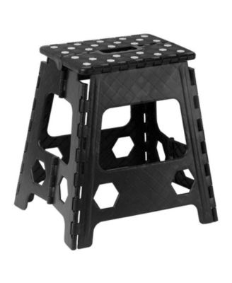 Folding Step Stool for Kids and Adults, 15 Inch, Blue