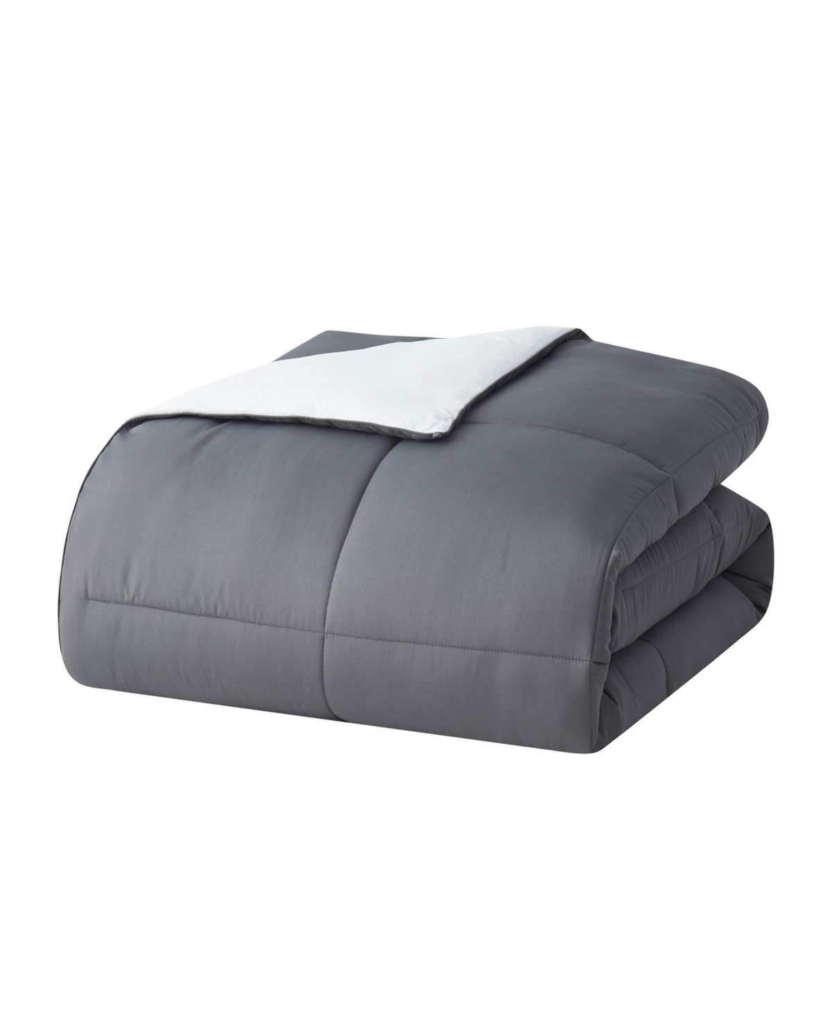Empyrean Bedding Down Alternative Comforter, All Season Quilted Duvet Insert -grey
