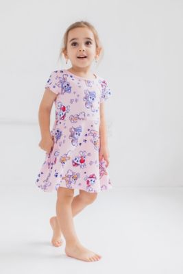 Toddler Girls Skater Dress and Scrunchie