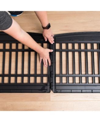 USA 24'' Pet Playpen 2 Panel Add-On, Dog Playpen, Puppy Small Medium Dogs, Heavy-Duty Molded Plastic, Rust-Free, Customizable, Black