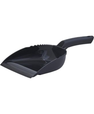 Brush &amp; Dustpan Set, Synthetic Grey &amp; White Bristles with Plastic Dustpan