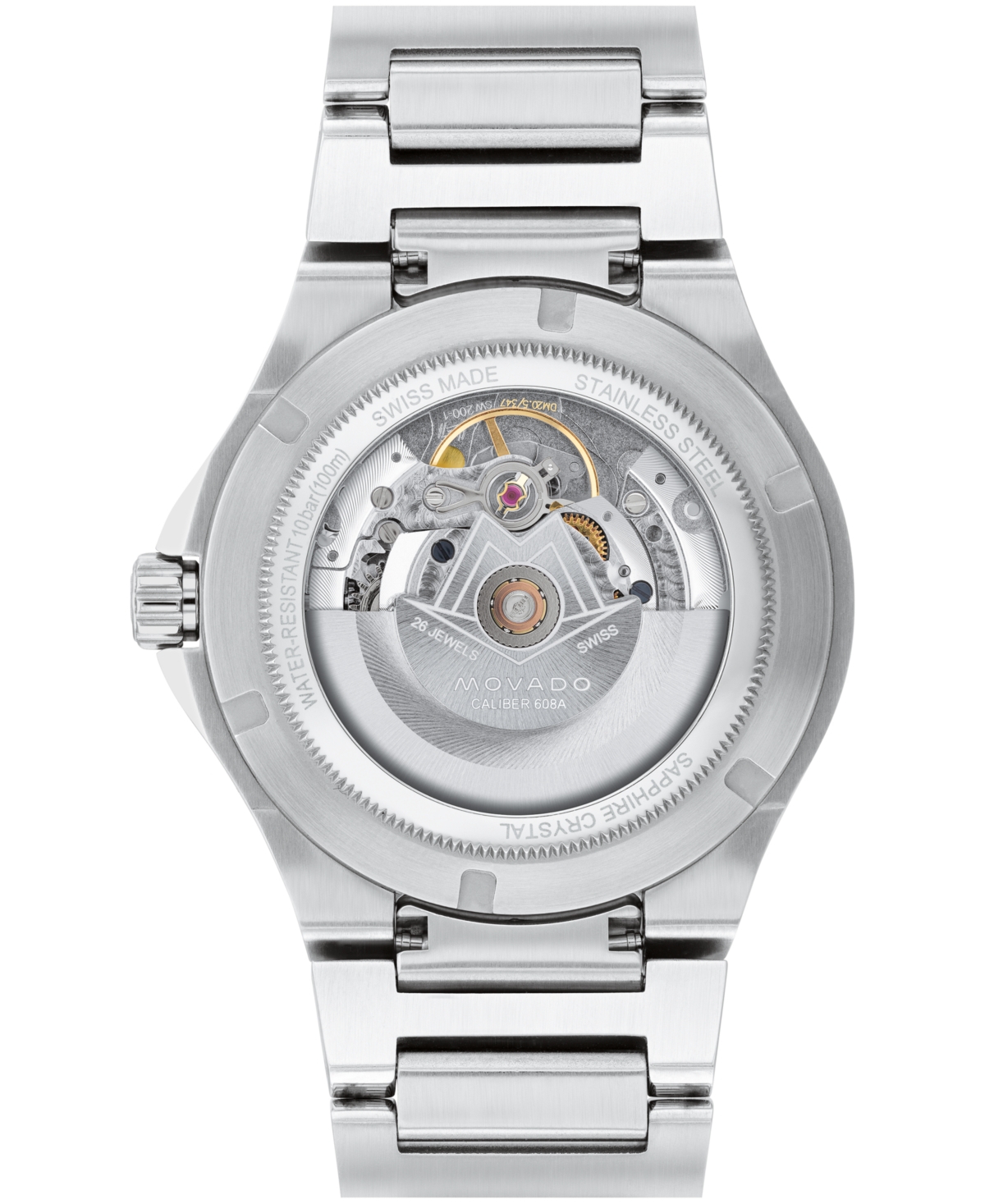 Movado Men's Se Swiss Automatic Stainless Steel Watch 41mm In Silver-tone