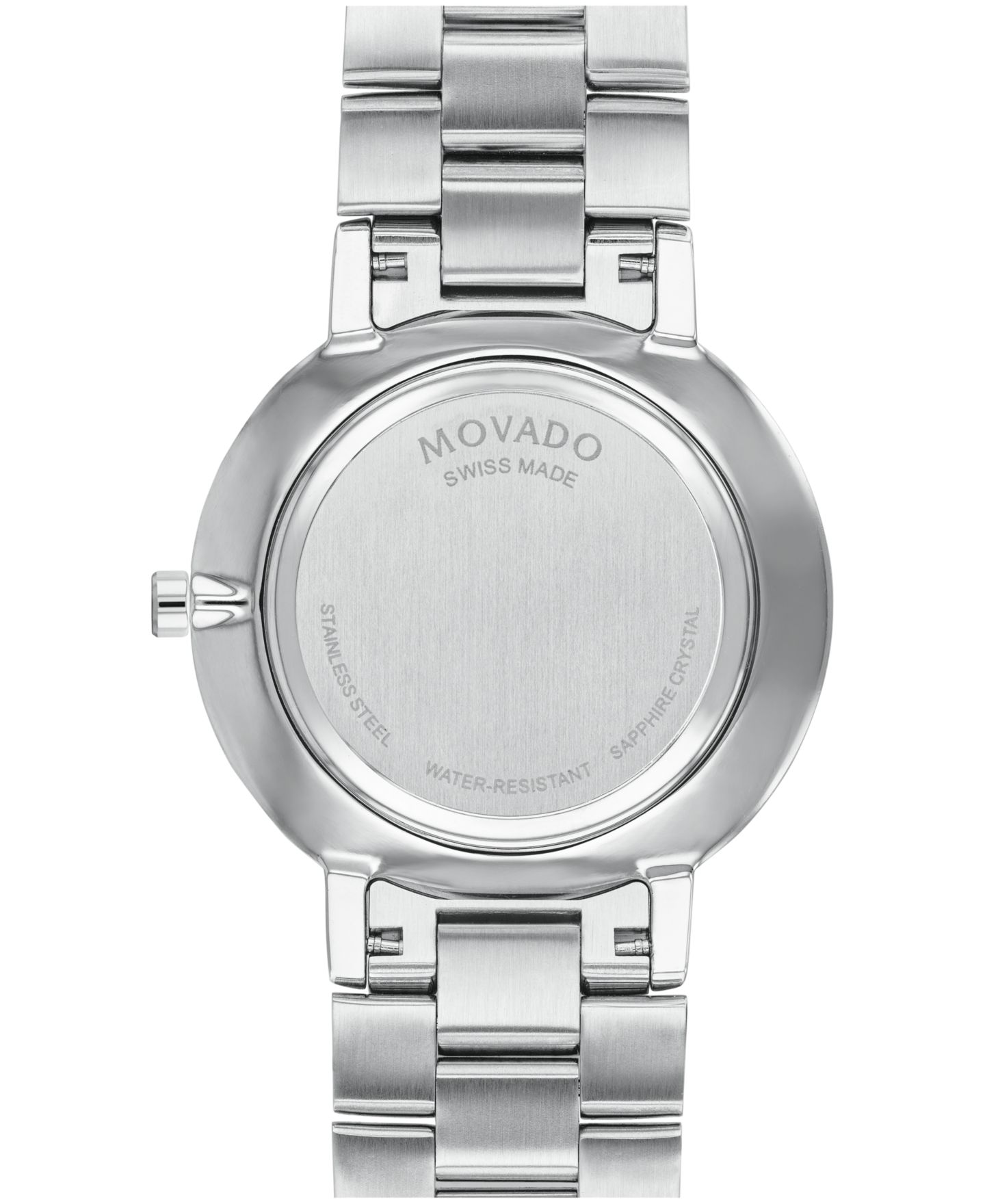 Мужские часы Movado Faceto Swiss Quartz Stainless Steel Diamond Accent Watch 39mm — фото 3