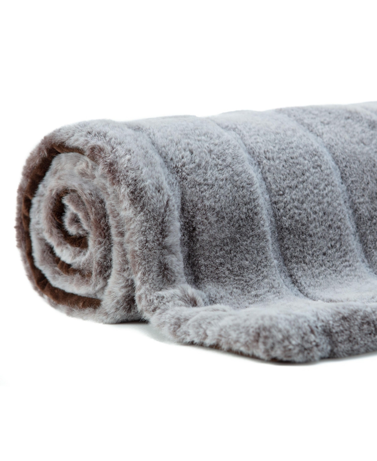 Chanasya Premium Luxurious Soft Faux Frost Tip Fur & Velvety Mink Blanket - Super Cozy Blanket for Sofa Chair Couch Bed & Living Room - Reversib