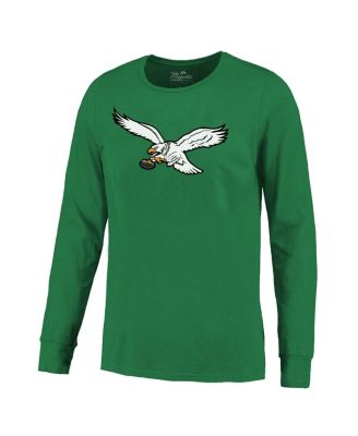 Men's Saquon Barkley Kelly Green Philadelphia Eagles Name Number Long Sleeve T-Shirt