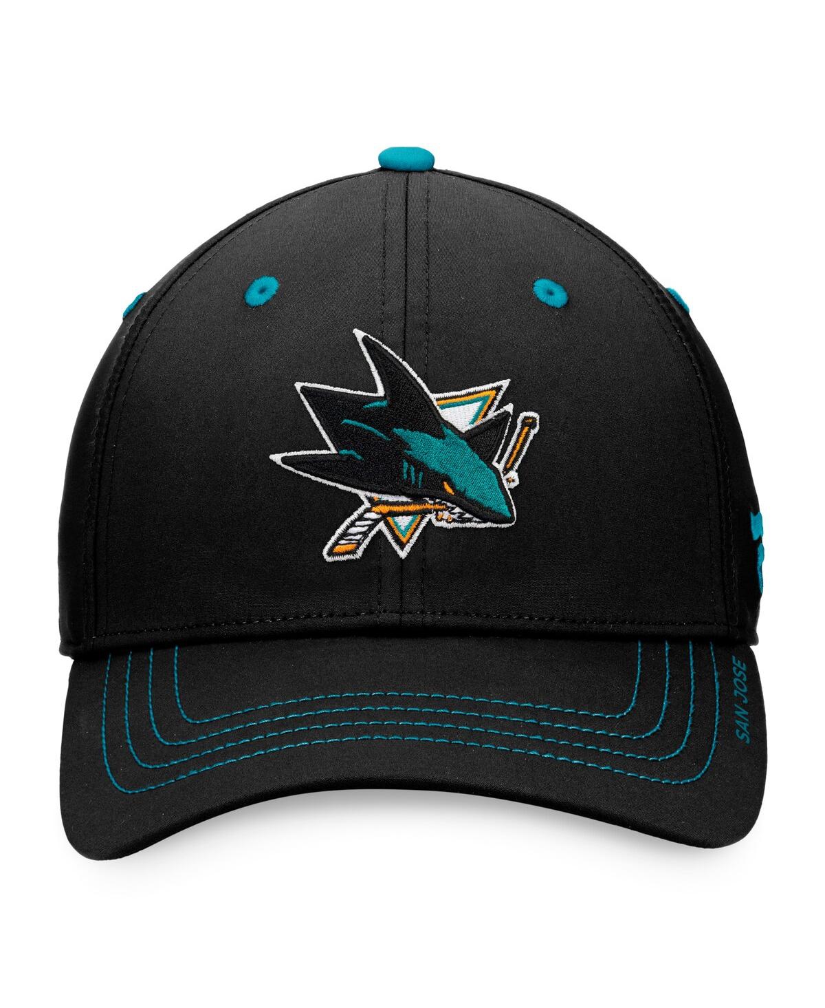 Fanatics Men'sSan Jose Sharks Authentic Pro Rink Flex Hat - Black