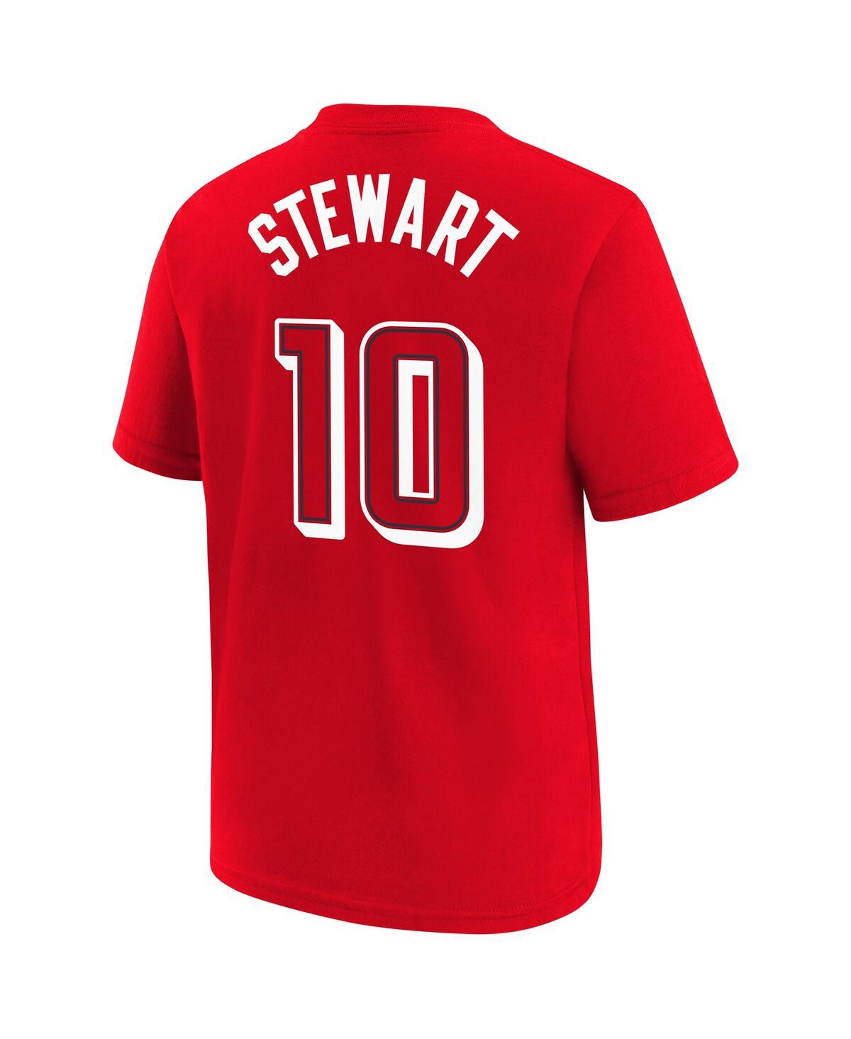 Nike Big Boys and Girls Breanna StewartUsa Basketball 2024 Summer Olympics Name Number T-Shirt - Red