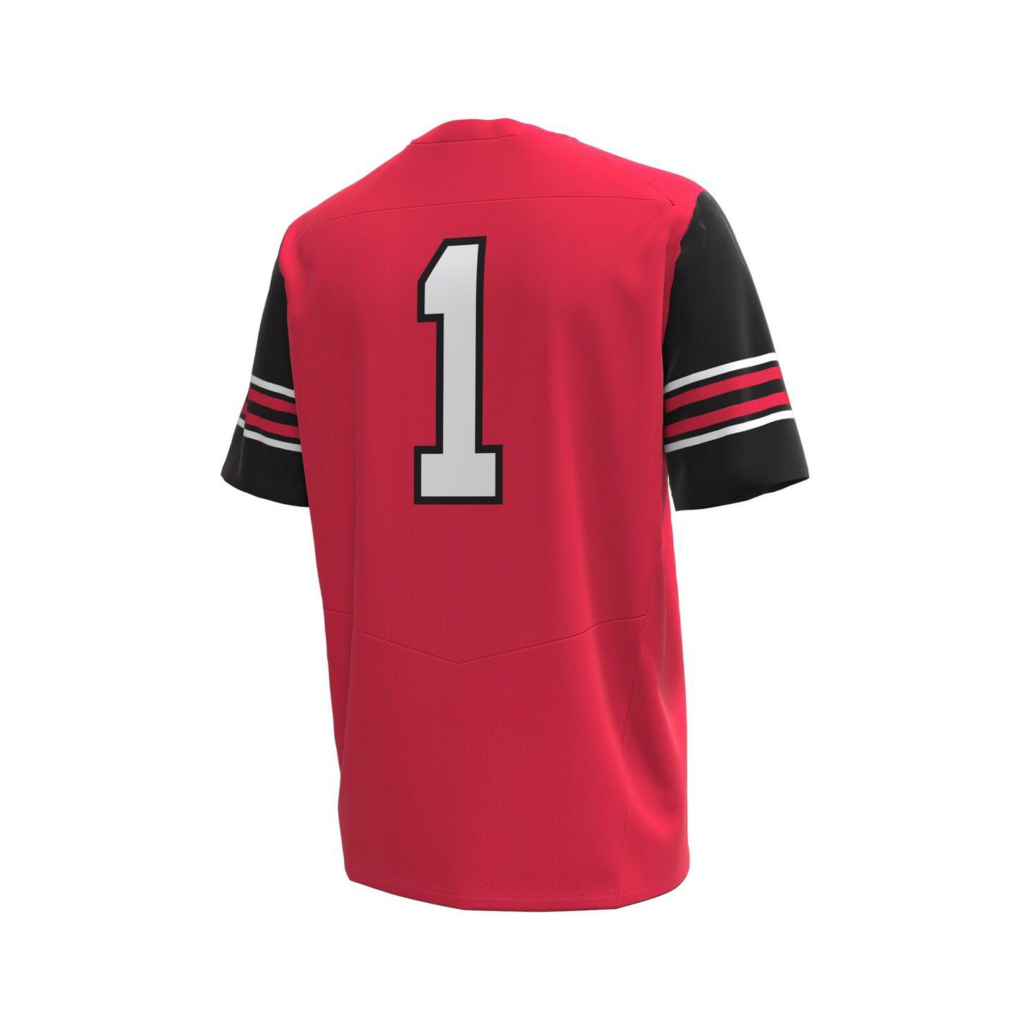 Мужской топ Under Armour #1Utah Utes Replica Football Jersey, цвет: Красный — фото 2