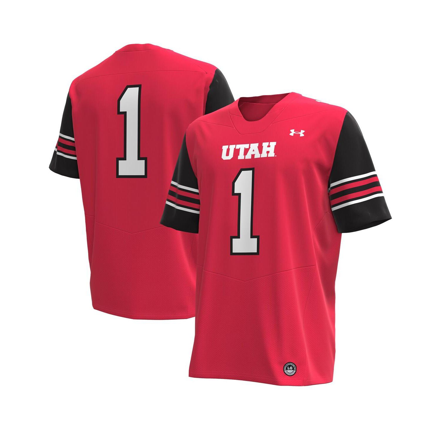 Men's #1Utah Utes Replica Football Jersey