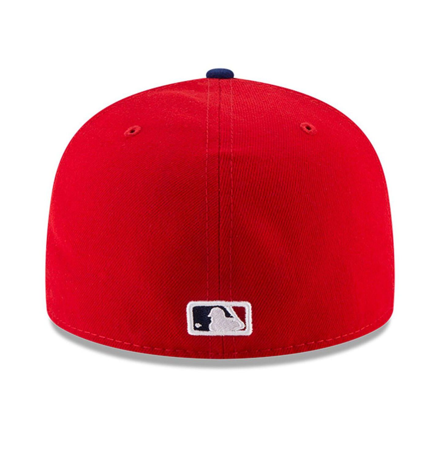 Мужская кепка New Era Red Philadelphia Phillies National Baseball Hall of Fame 59FIFTY Fitted Hat — фото 4