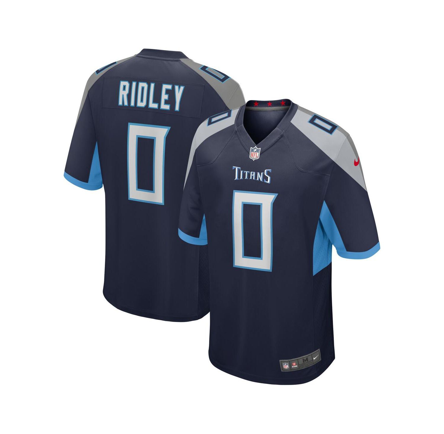 Men's Calvin Ridley Navy Tennessee Titans Game Player Jersey