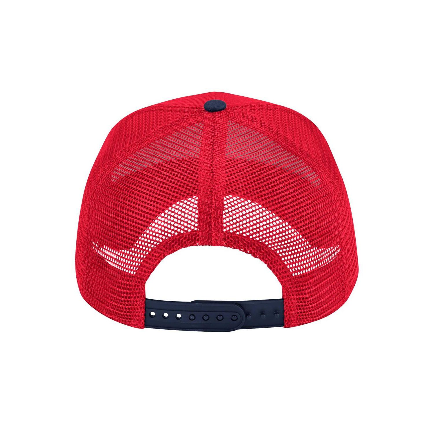 Men's Red Liberty Flames Wyatt Primary Team Trucker Adjustable Hat