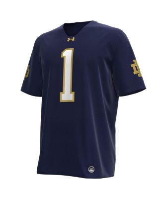 Men's 1 Notre Dame Fighting Irish Replica Football Jersey