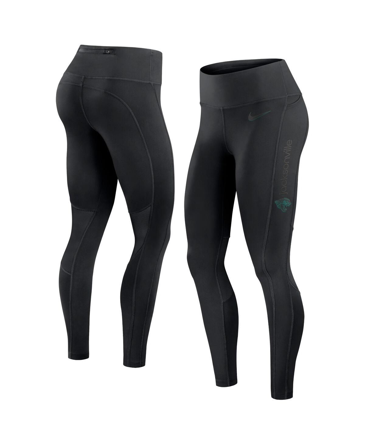 Shop Nike Women's Black Jacksonville Jaguars Performance Leggings