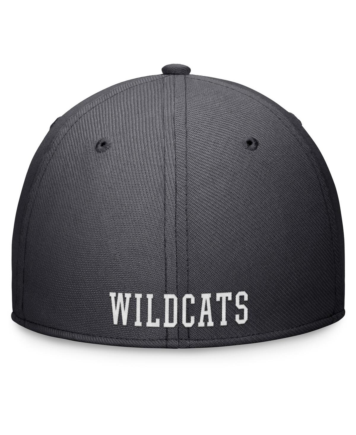 Nike Men'sKentucky Wildcats 2024 On-Field Swoosh Flex Hat - Charcoal