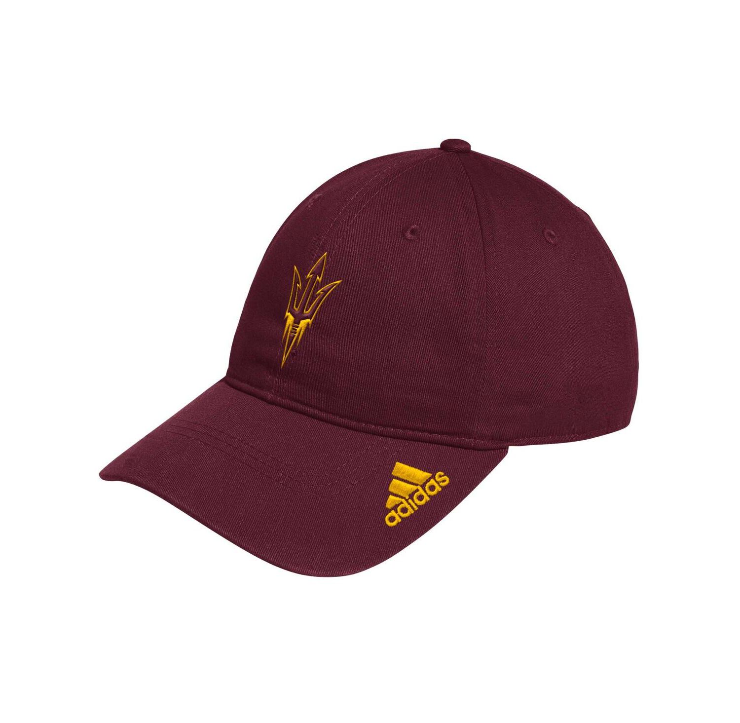 Men's Maroon Arizona State Sun Devils Locker Room Logo Slouch Adjustable Hat