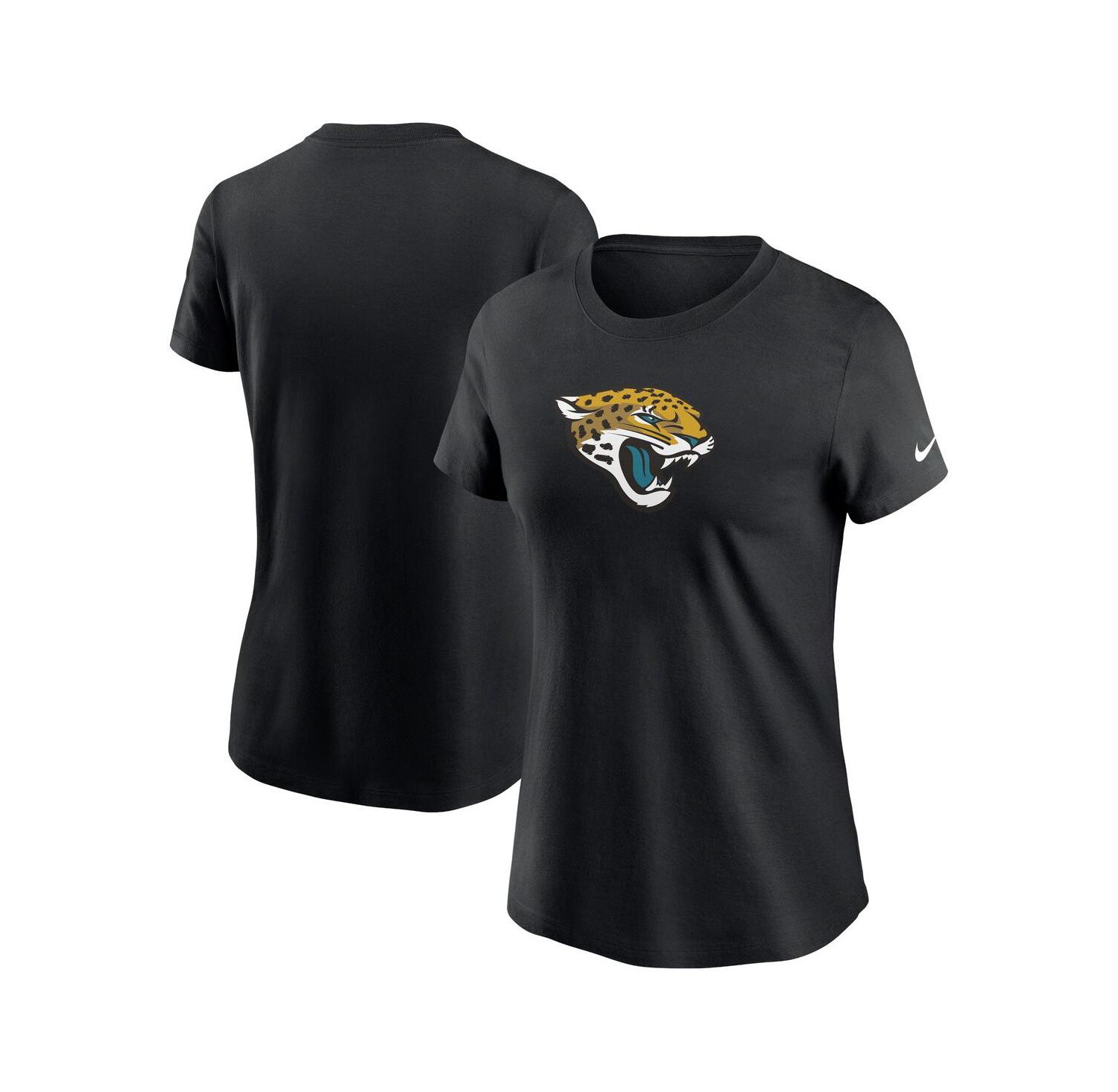 Women's Black Jacksonville Jaguars Primary Logo T-Shirt