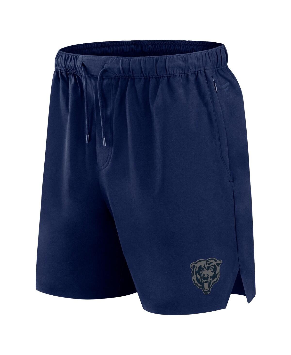 Fanatics Men's Navy Chicago Bears Front Office Woven Shorts In Navy