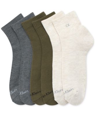 Calvin Klein - Men's 6pk. Logo Quarter Socks