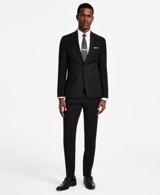 Men's Skinny-Fit Wool Blend Suit Separates
