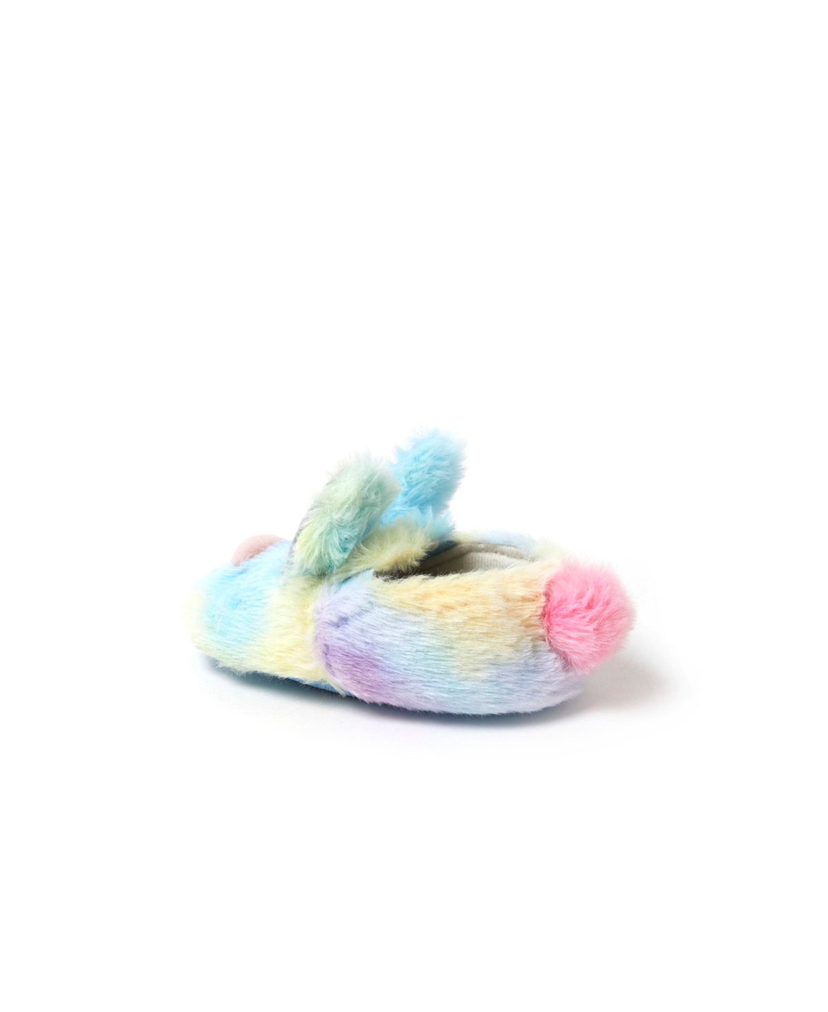 Dearfoams Baby Girls Baby Easter Bunny Fuzzy Closed Back Slipper