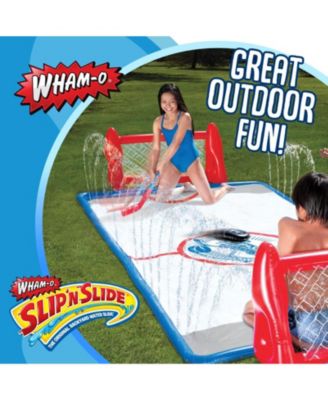 Slip N Slide Water Knee Hockey Goals Set for Lawn Backyard