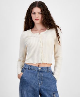 Celebrity Pink - Juniors' Cropped Cardigan