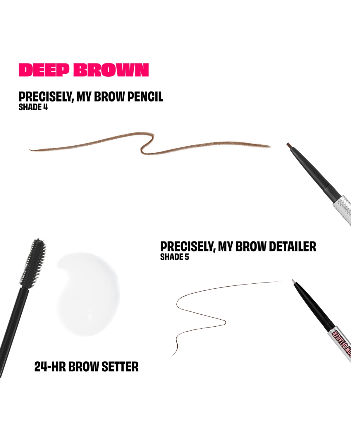 Benefit Cosmetics 3-Pc. All Brow't That Cheddar Brow Hero Set - Deep Brown